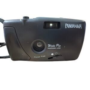 Panorama Wide Pic 35mm Point and Shoot Film Camera Black Vintage Reader's Digest
